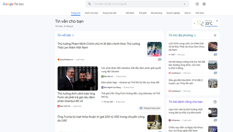 Lợi ích Google News