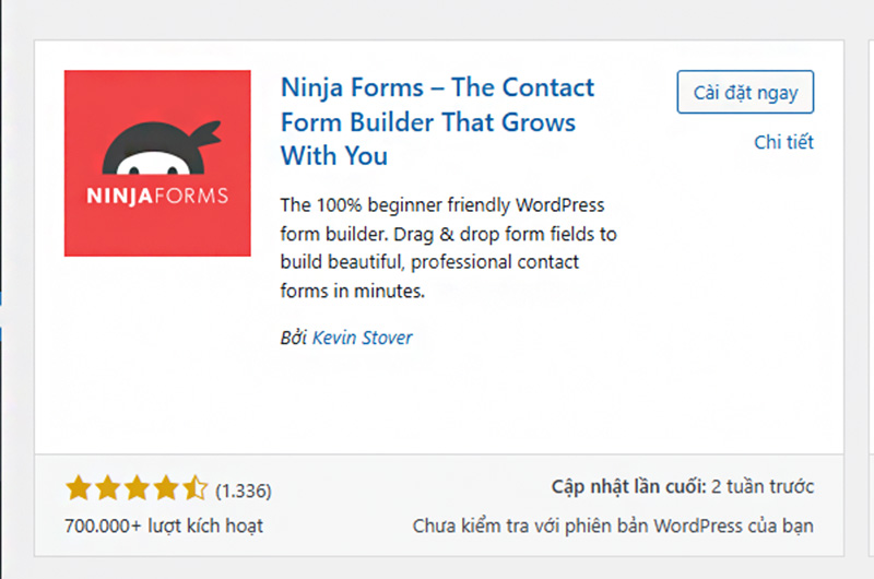 Plugin Ninja Forms