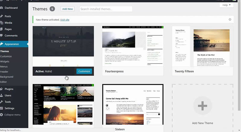 Theme WordPress Astrid 