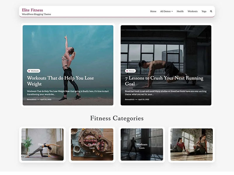 Theme WordPress đẹp miễn phí Blog Elite