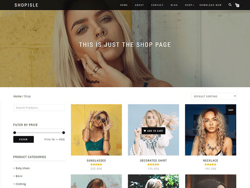 Theme WordPress ShopIsle 