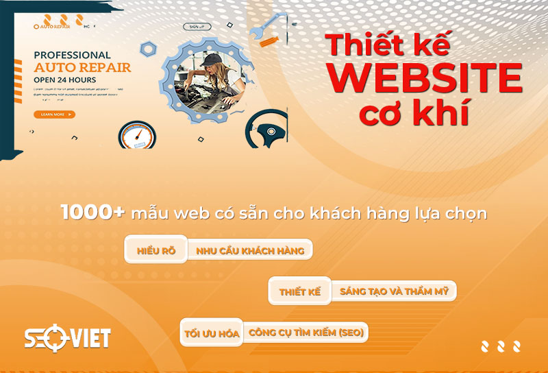 Thiết kế website cơ khí