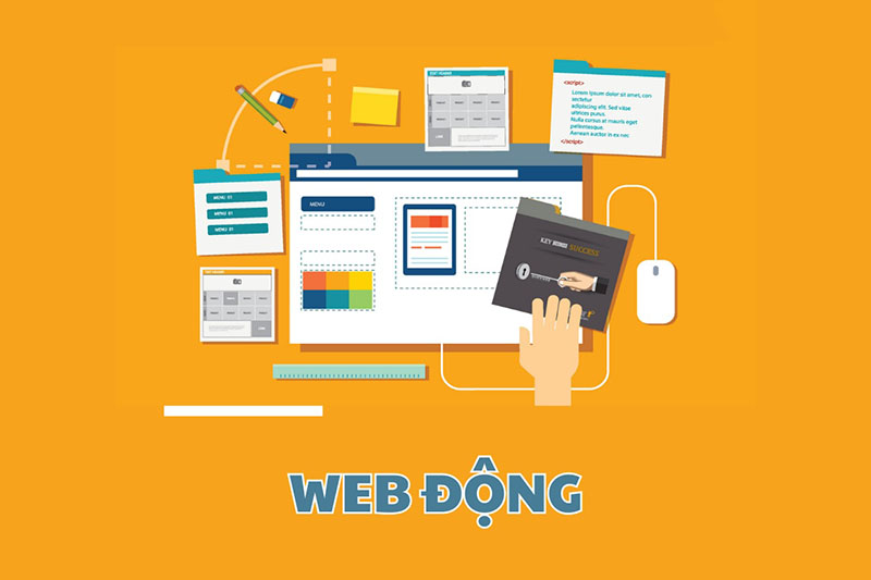 Trang web động