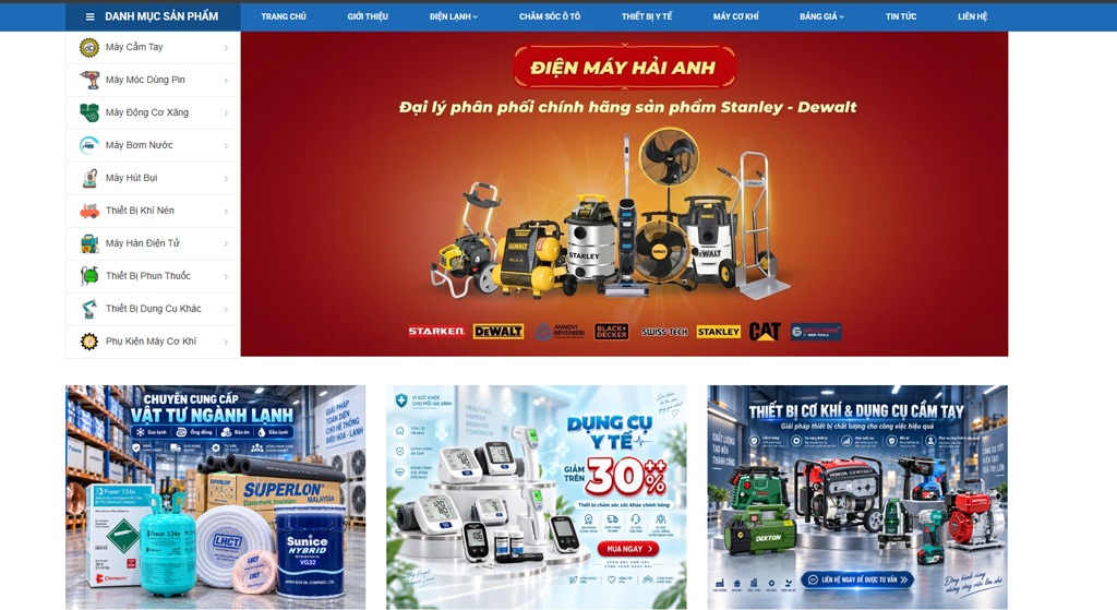 Vật tư điện lạnh Hải Anh