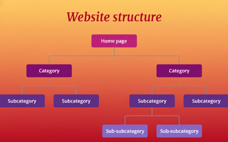 Sơ đồ đơn giản của cấu trúc website