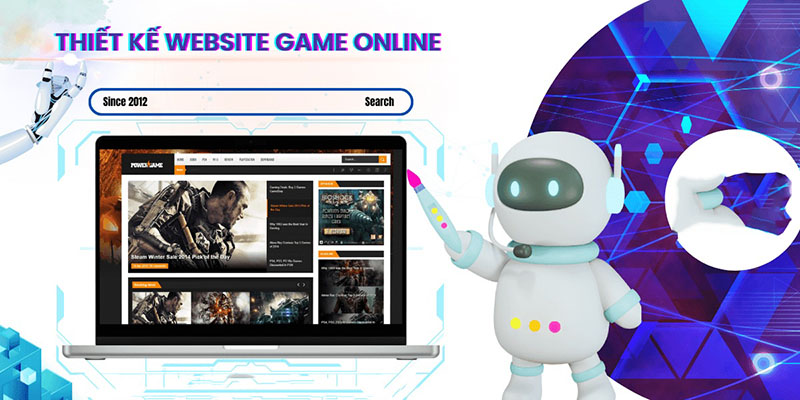 Thiết kế website game online