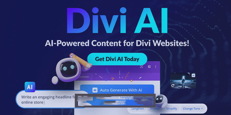 Công cụ thiết kế web bằng AI Divi AI