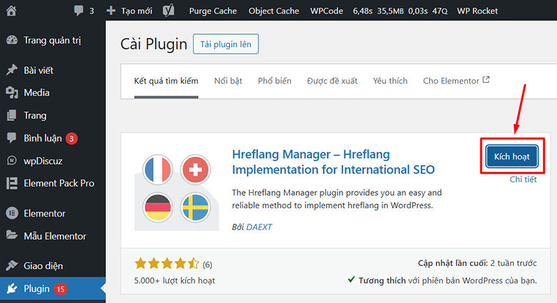 Thêm thẻ Hreflang vào WordPress bằng Plugin