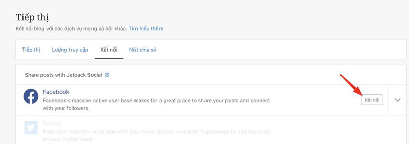 Tự động đăng bài lên Facebook từ WordPress với Jetpack
