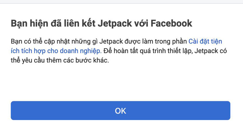 Tự động đăng bài lên Facebook từ WordPress với Jetpack