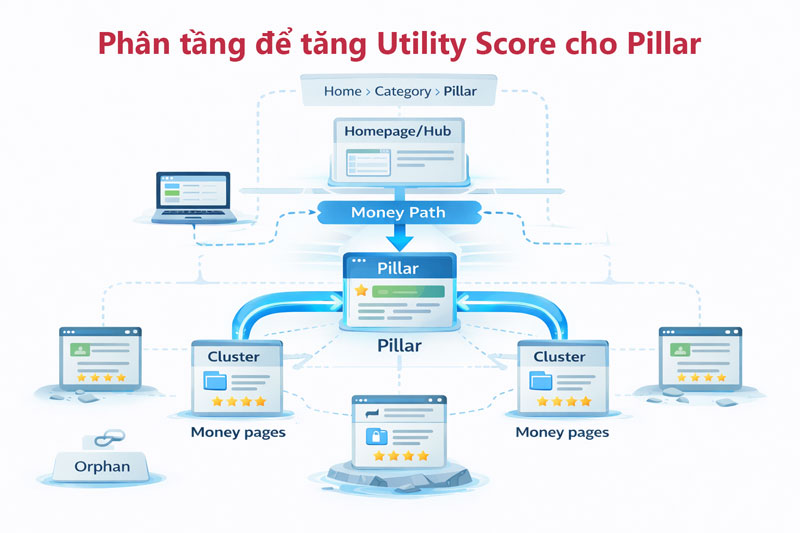 Phân tầng để tăng Utility Score cho Pillar