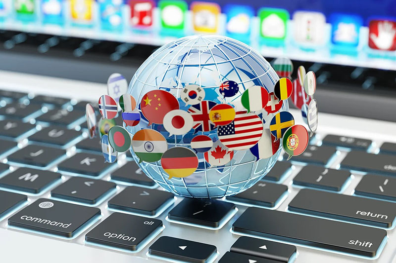 Ngôn ngữ phổ biến trên website