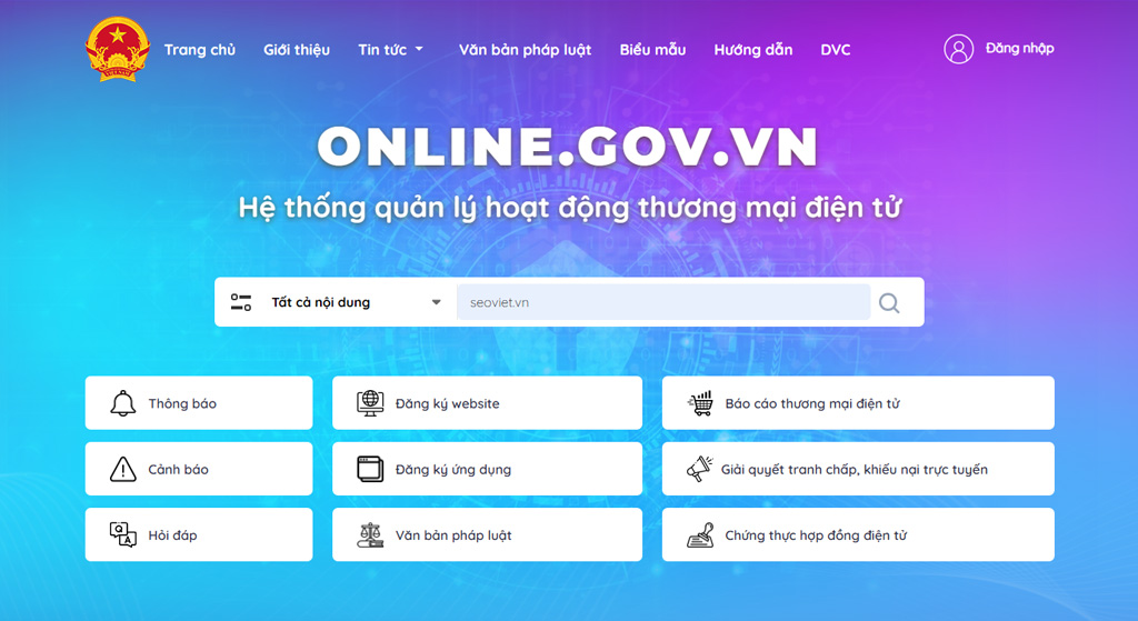 Nhập trực tiếp Tên miền gõ chính xác địa chỉ URL