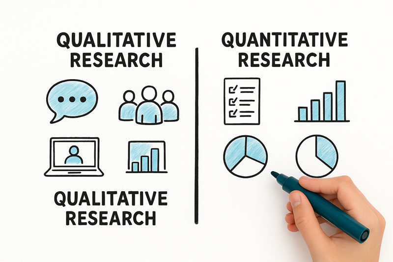 Phân loại marketing research theo phương pháp thu thập dữ liệu