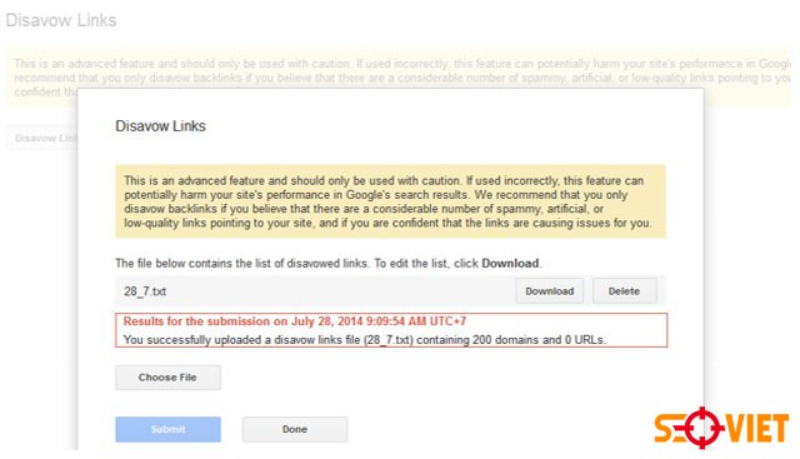 Cách chặn backlink xấu bằng công cụ Disavow trong Google Search Console
