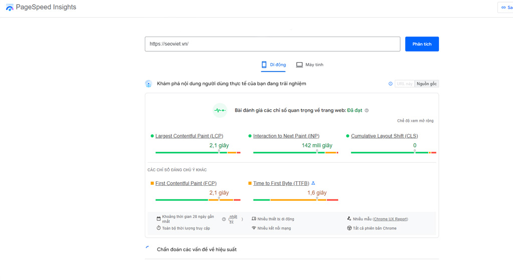 Google PageSpeed Insights
