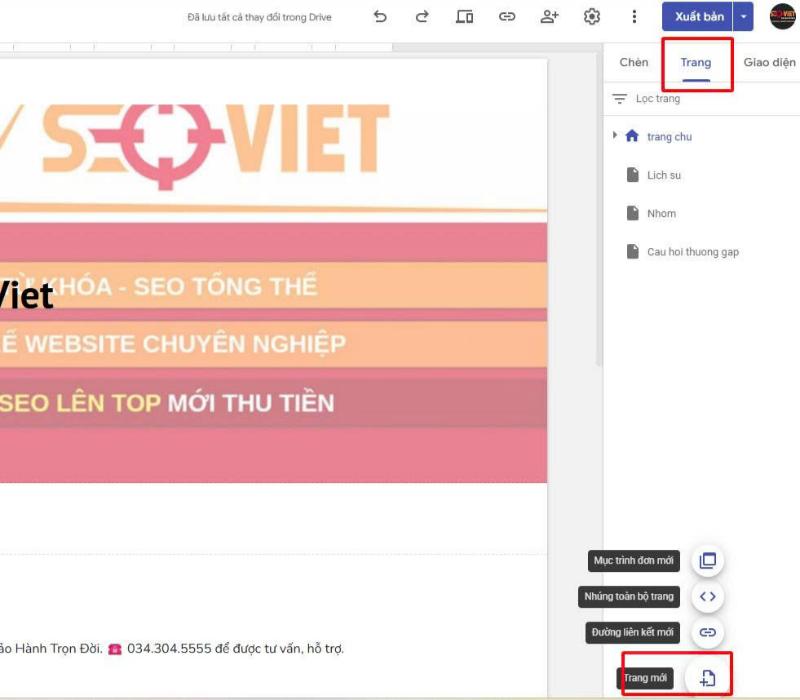 Hướng dẫn cách tạo web miễn phí trên Google Sites từ A – Z