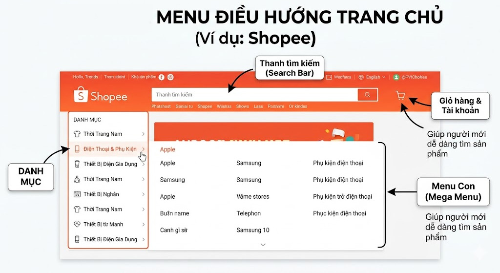 Category trong Thương mại điện tử (Danh mục sản phẩm)
