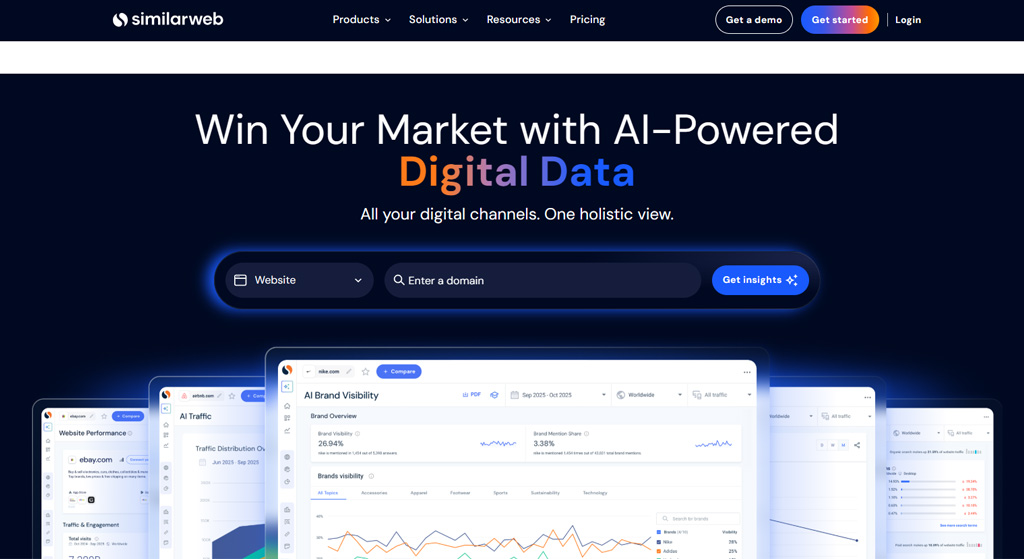 Similarweb - Vua phân tích lưu lượng tổng thể