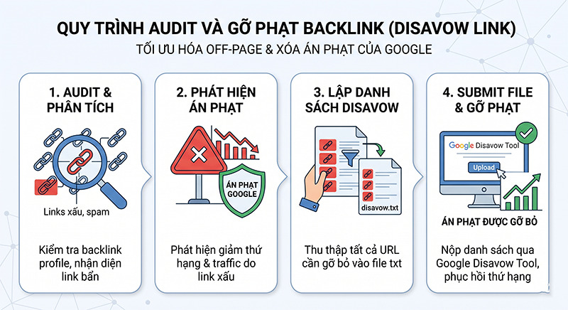 Dịch vụ Audit và gỡ phạt (Disavow Link)