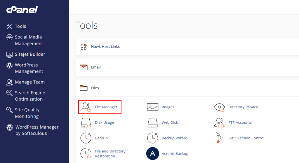File Manager (Bộ quản lý tệp)
