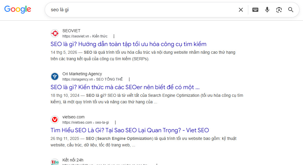Search Intent Ý định thông tin