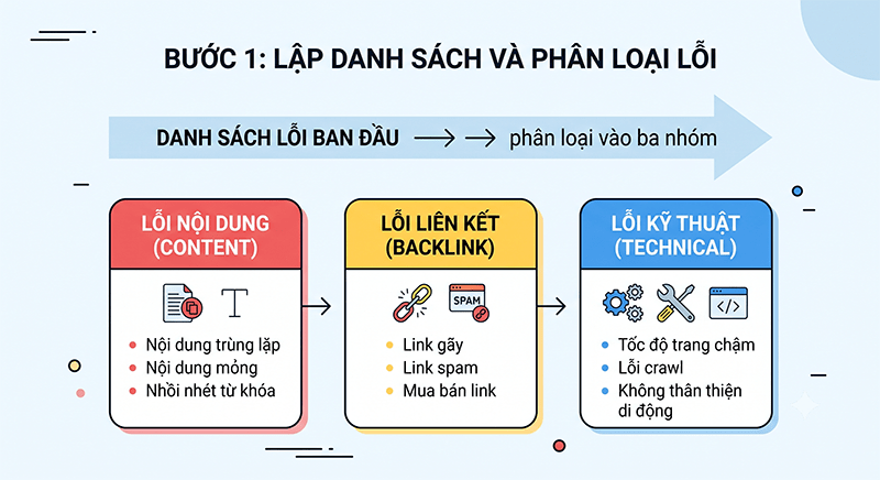 Lap-danh-sach-va-phan-loai-loi