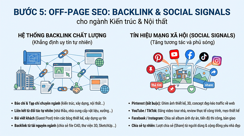 Hướng dẫn SEO website nội thất từ A-Z: Tăng traffic & chuyển đổi 6 Buoc-5-Off-page-SEO-Backlink-Social-Signals-rieng-cho-nganh-Kien-truc