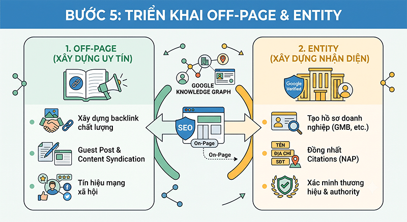 SEO website spa, thẩm mỹ viện: Tăng booking bền vững 6 Buoc-5-Trien-khai-Offpage-Entity