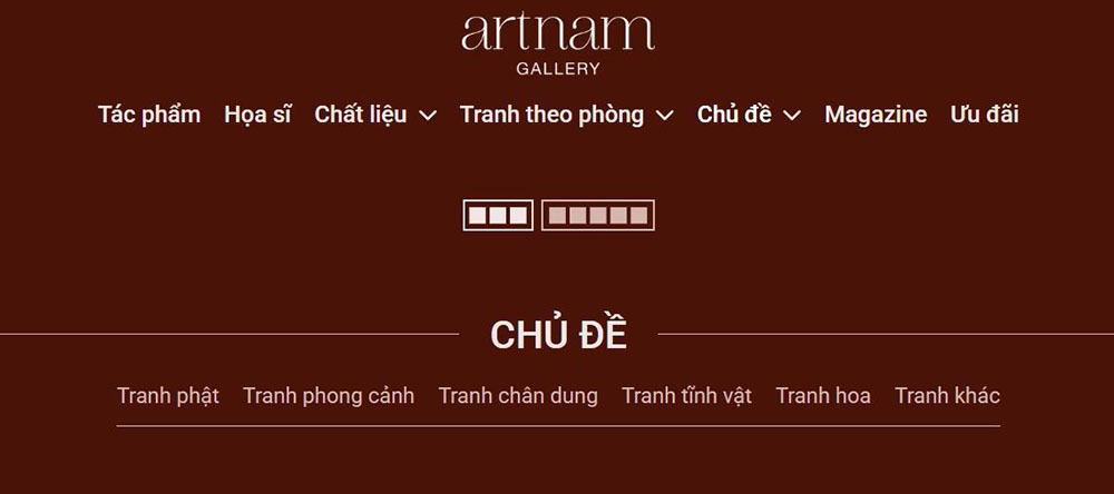 Dự án SEO Artnam Gallery: 73,79% từ khóa Top 3, hơn 308.000 lượt nhấp từ Google 2 Cấu trúc category trên website Artnam Gallery